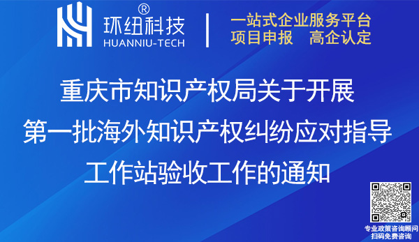 重慶海外知識產權糾紛應對指導工作站驗收